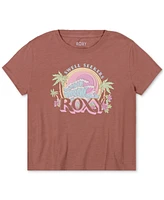 Roxy Big Girls Swell Seeker Logo Graphic Cotton T-Shirt