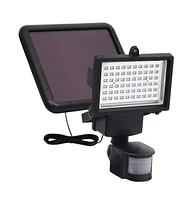 Garden Solar Powered Led Spotlight with Sensor Black