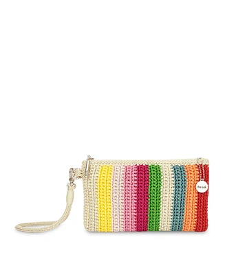 The Sak Vita Crochet Small Wristlet Wallet