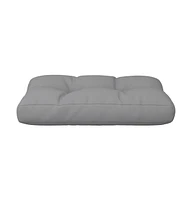 Pallet Cushion Gray 19.7"x15.7"x4.7" Fabric