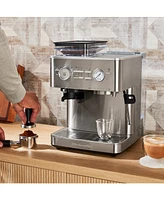 KitchenAid Semi Automatic Espresso Machine with Burr Grinder, KES6551