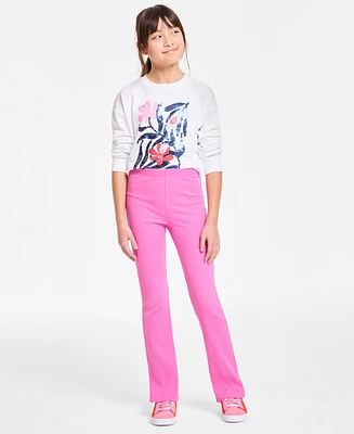 Epic Threads Big Kids Rib Flare-Leg Leggings, Exclusively at Macy's