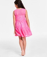 Epic Threads Big Girls Citrus Two Piece Cutout Tankini Swimsuit Set Mesh Dress Swim Cover Up Exclusively At Macys