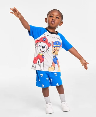 Paw Patrol Toddler Boys Always Be Brave Short-Sleeve T-Shirt & Shorts, 2 Piece Set