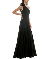 Taylor Women's Embellished Asymmetric One-Shoulder Gown