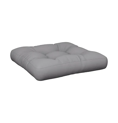 Pallet Cushion Gray 23.6"x23.6"x4.7" Fabric
