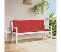 Garden Bench Cushion Red 59.1"x(19.7"+19.7")x2.8" Oxford Fabric