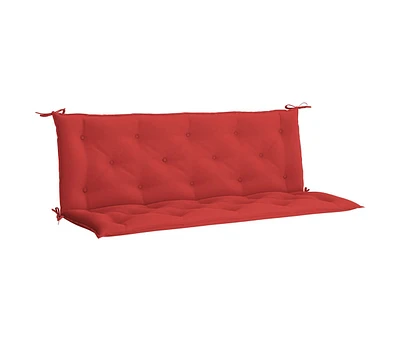 Garden Bench Cushion Red 59.1"x(19.7"+19.7")x2.8" Oxford Fabric