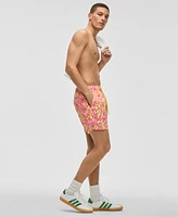 Mode of One Men's Tiger Skin Regular-Fit Printed Swim Trunks, Exclusively at Macy's