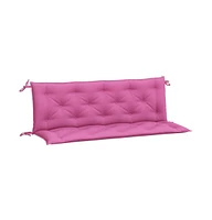 Garden Bench Cushions 2pcs Pink 59.1"x19.7"x2.8" Fabric