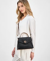 Giani Bernini Saffiano Top Handle Flap Small Top Handle Crossbody, Exclusively at Macy's
