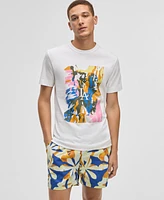 Mode of One Men's Animal Palm Regular-Fit Graphic T-Shirt, Exclusively at Macy's