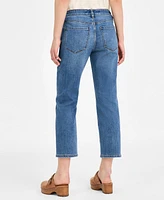 Liverpool Los Angeles Women's Kennedy Cropped Straight-Leg Denim Jeans