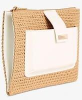 I.n.c. International Concepts Franee Straw Pouch, Exclusively At Macy's