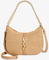 I.n.c. International Concepts Quynn Small Straw Crossbody, Exclusively at Macy's