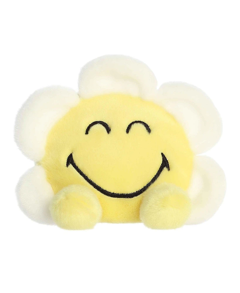 Aurora Mini Daisy Palm Pals Smileyworld Vibrant Plush Toy Yellow 5"