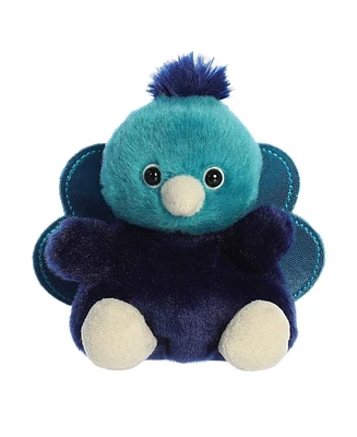 Aurora Mini Elton Peacock Palm Pals Adorable Plush Toy Blue 5