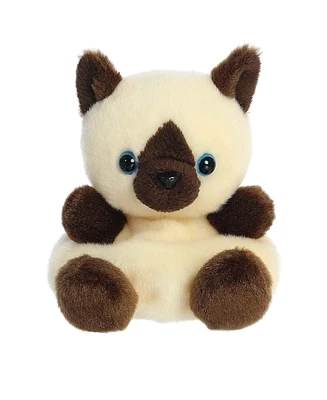 Aurora Mini Dusty Siamese Kitty Palm Pals Adorable Plush Toy Brown 5