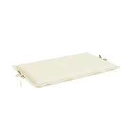 Sun Lounger Cushion Cream 73.2"x22.8"x1.6" Oxford Fabric