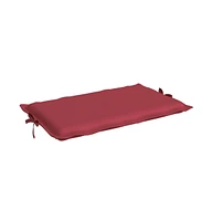 Sun Lounger Cushion Wine Red 73.2"x22.8"x1.6" Oxford Fabric