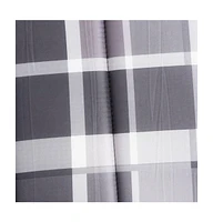 Sun Lounger Cushion Check Pattern 73.2"x22.8"x1.6" Oxford Fabric