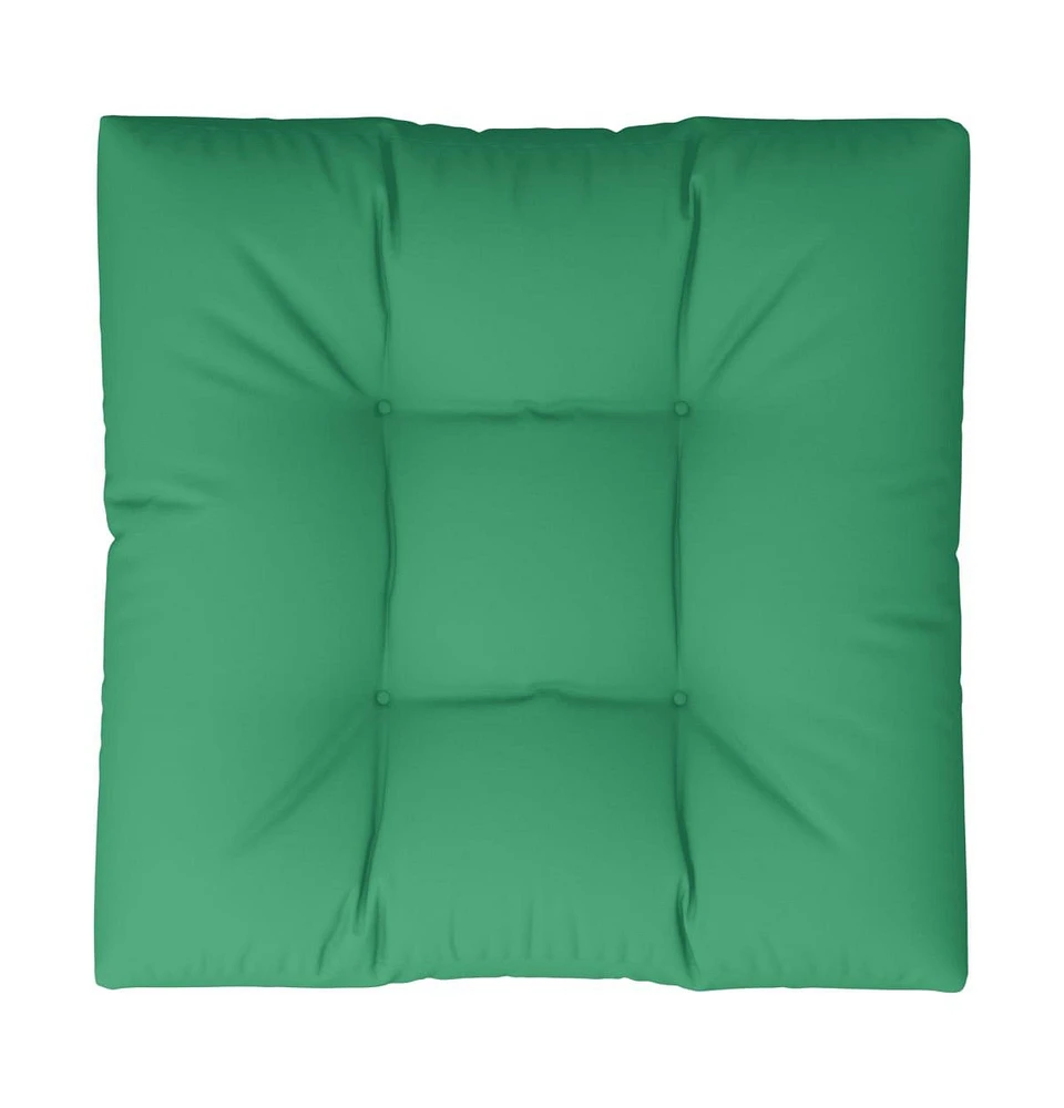 vidaXL Pallet Cushion Green 31.5"x31.5"x4.7" Fabric