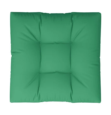 vidaXL Pallet Cushion Green 31.5"x31.5"x4.7" Fabric
