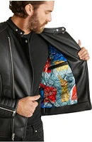 Robert Graham Men's Faux Leather Moto