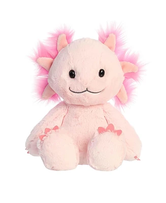 Aurora Medium Arin Axolotl Menagerie Super Huggable Plush Toy Pink 12"