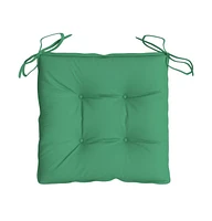 Chair Cushions 4 pcs Green 19.7"x19.7"x2.8" Oxford Fabric