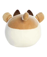 Aurora Small Charlie Chocolate Milk Mooples Squishy Plush Toy Brown 7"