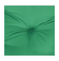 vidaXL Pallet Cushion Green 23.6"x23.6"x4.7" Fabric