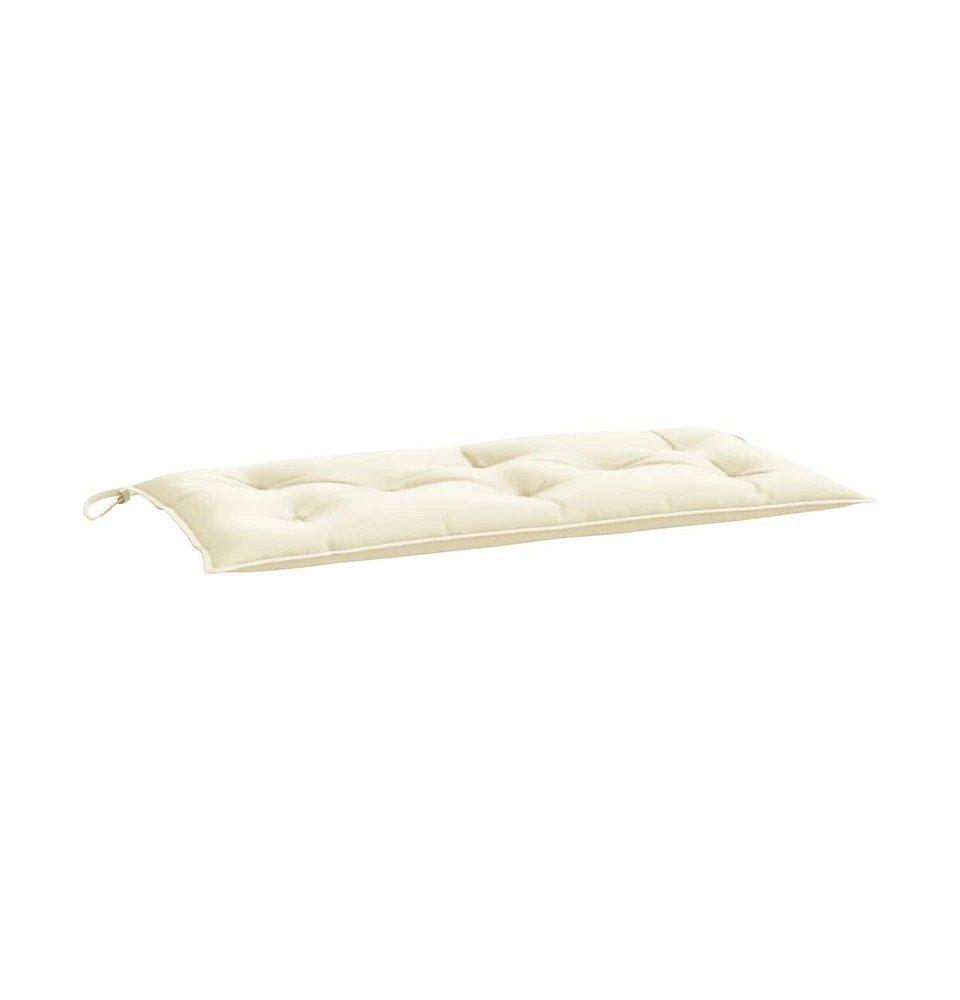 Garden Bench Cushion Cream White 43.3"x19.7"x2.8" Oxford Fabric