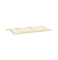 Garden Bench Cushion Cream White 43.3"x19.7"x2.8" Oxford Fabric