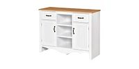 Kitchen Sideboard – Functional Storage Buffet with Cabinets and Shelves for Dining Room or Kitchen