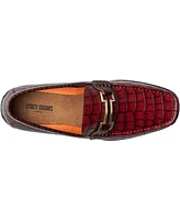 Stacy Adams Men's Embrey Moc Toe Bit Slip On Loafer