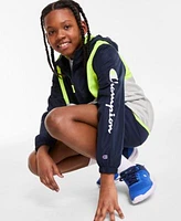 Champion Big Boys Windbreaker Signature T Shirt Woven Shorts