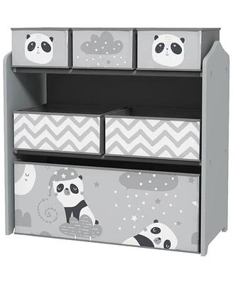 Slickblue Toy Organizer with Storage Boxes – Efficient and Neat Toy Storage Solution for Kids' Room