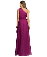 Js Collections Women's Seraphina Organza One-Shoulder Evening Gown