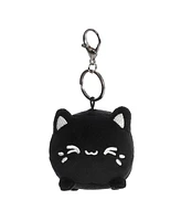 Aurora Mini Meowchi Keychain Tasty Peach Enchanting Plush Toy Black Sesame 3.5"