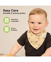 10pk Organic Baby Bandana Bibs, Cotton Drool Bibs for Boy, Girl, Infant, Newborn