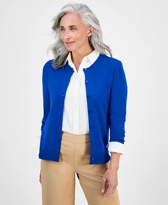 Style & Co Women's Button-Up Cardigan, Regular Petite
