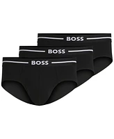 Boss by Hugo Boss Men's 3pk. Bold Logo Hip Briefs