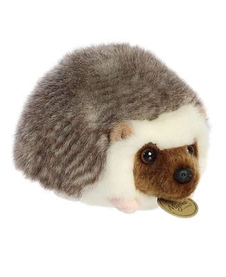 Aurora Small Hedgehog Miyoni Realistic Plush Toy Brown 6.5"