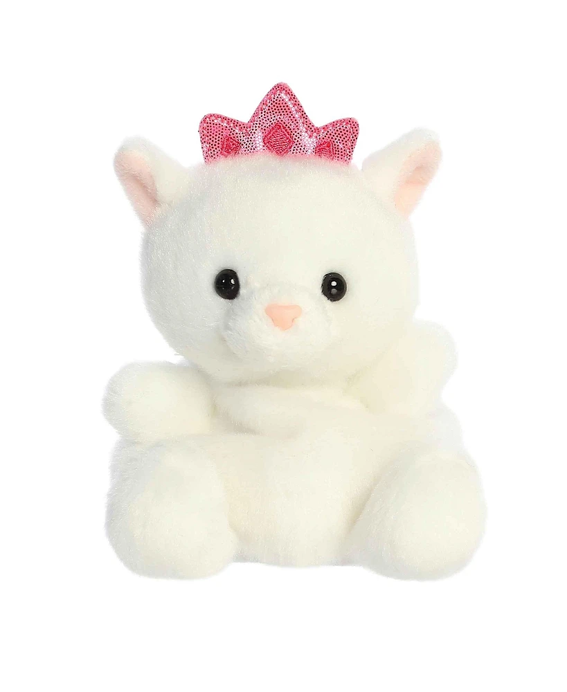 Aurora Mini Priscilla Princess Kitty Palm Pals Adorable Plush Toy White 5"