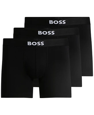 Boss by Hugo Men's 3pk. Icon Logo Boxer Briefs