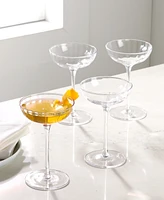 The Cellar Optic Coupe Glasses, Set of 4, Exclusively at Macy's