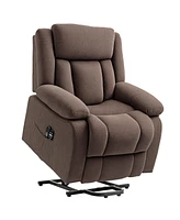 Homcom Power Lift Recliner Chair with Massage and Heat, for Elderly,