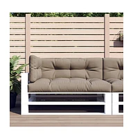 Pallet Cushions 3 pcs Taupe Fabric