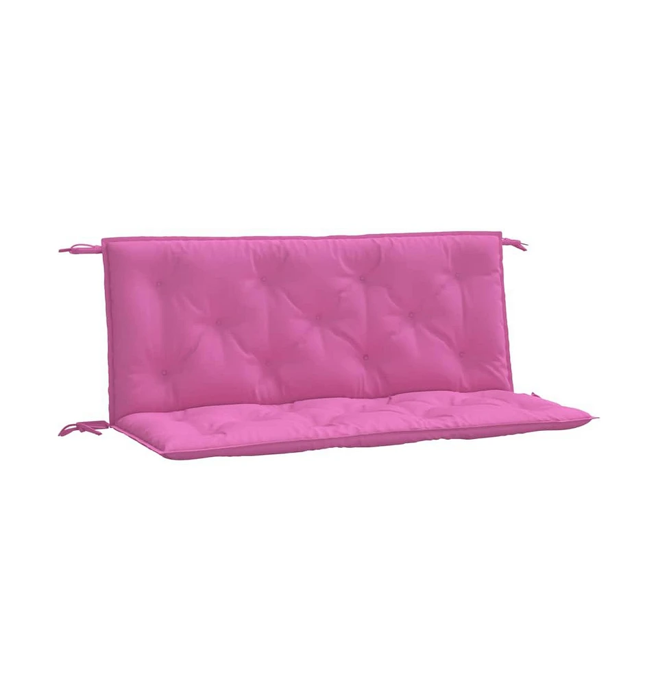 Garden Bench Cushions 2pcs Pink 47.2"x19.7"x2.8" Fabric